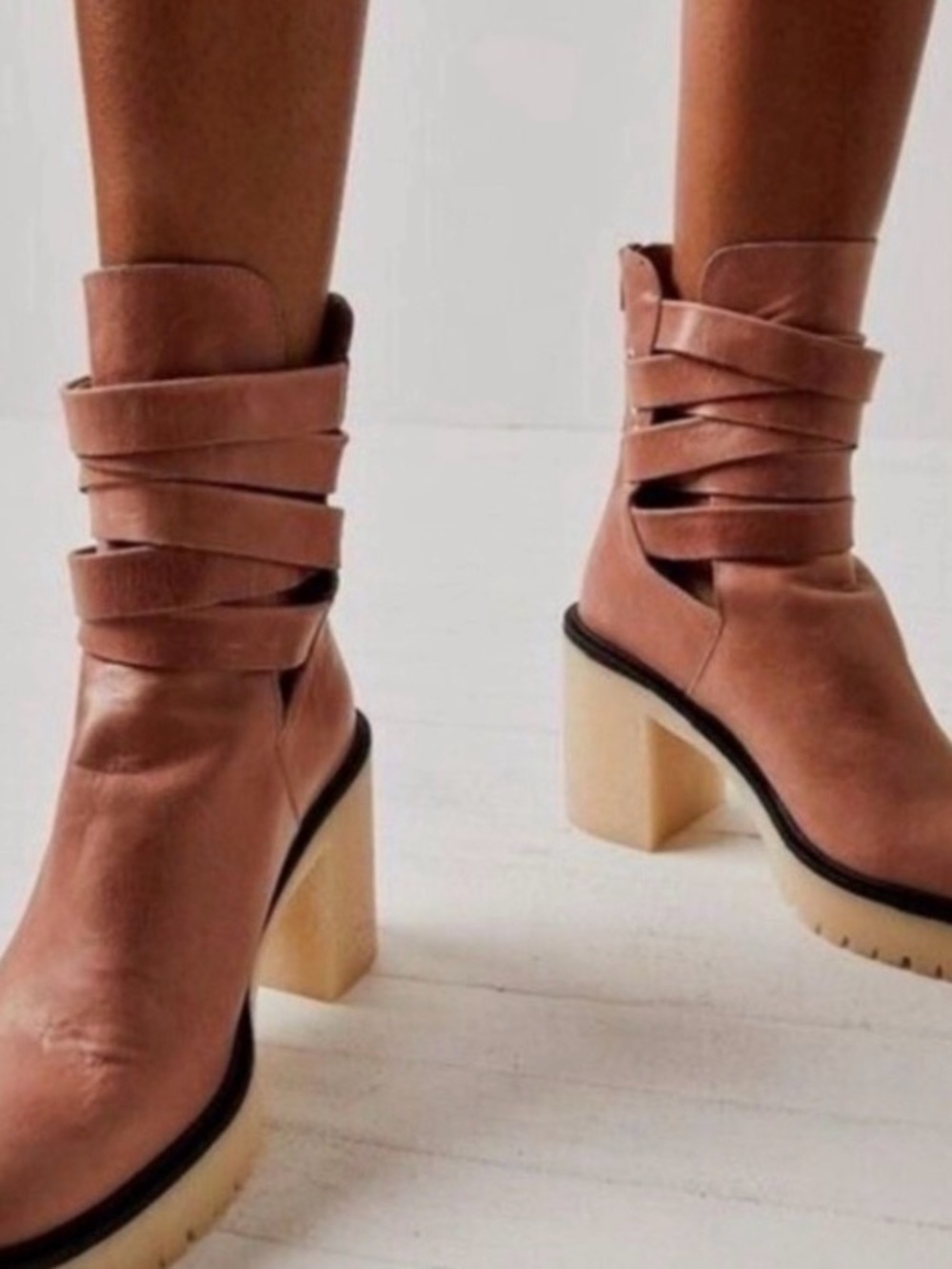 Free People Jesse cut out Booties